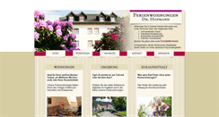 Desktop Screenshot of ferienwohnungen-drhofmann.de