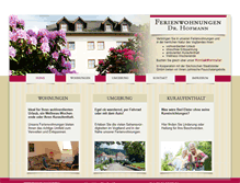 Tablet Screenshot of ferienwohnungen-drhofmann.de